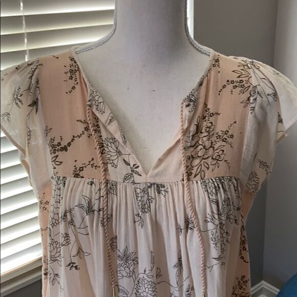 Ulla Johnson Peach and Cream Top - Picture 4 of 6